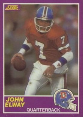 1989 Score Supplemental John Elway #339S Football Card