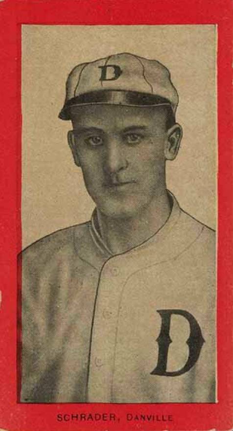 1910 Old Mill Series 2 (Virginia League) August Schrader # Baseball Card