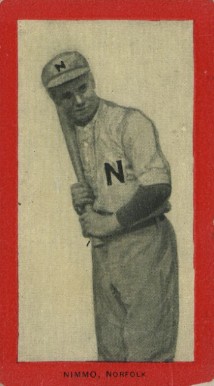 1910 Old Mill Series 2 (Virginia League) Nimmo # Baseball Card