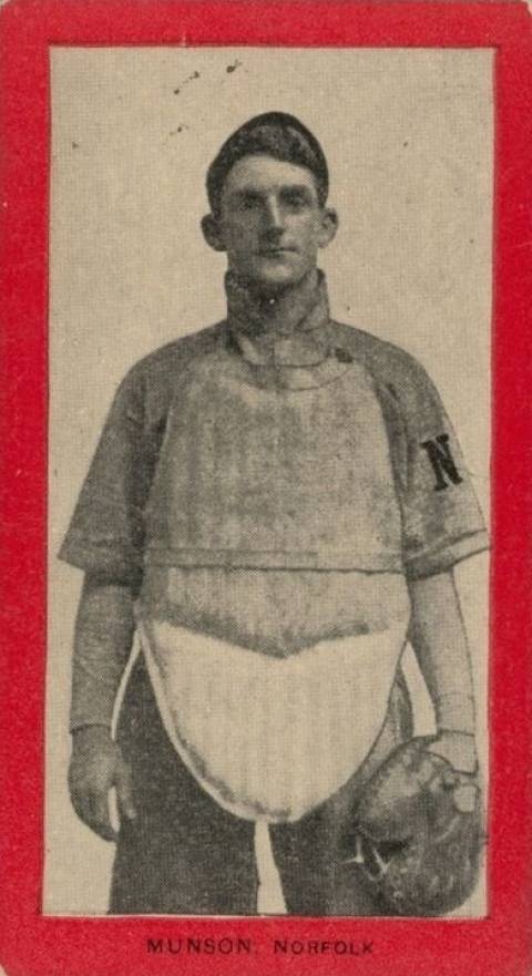 1910 Old Mill Series 2 (Virginia League) Munson # Baseball Card