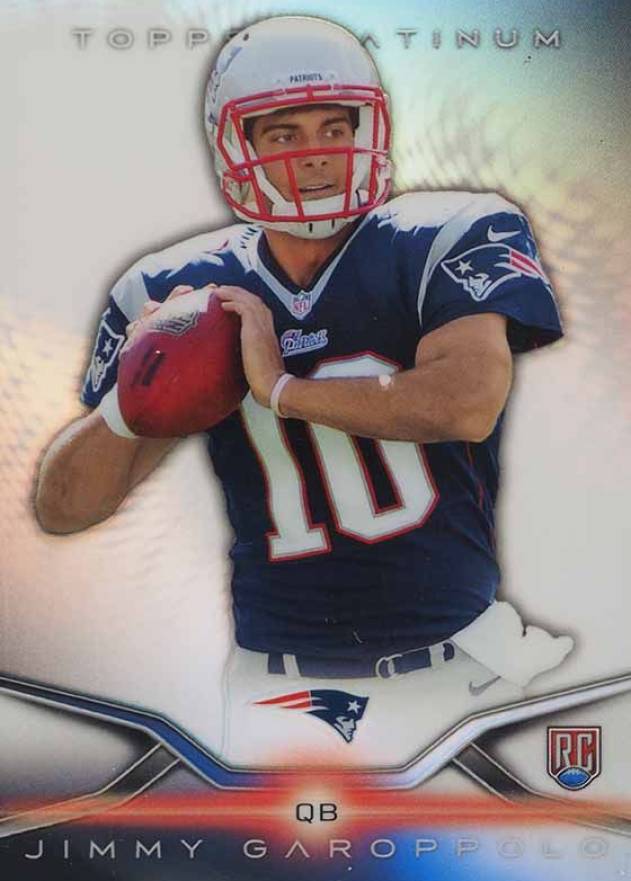 2014 Topps Platinum Jimmy Garoppolo #143 Football Card