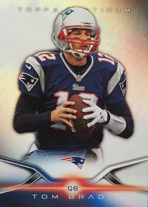 2014 Topps Platinum Tom Brady #77 Football Card