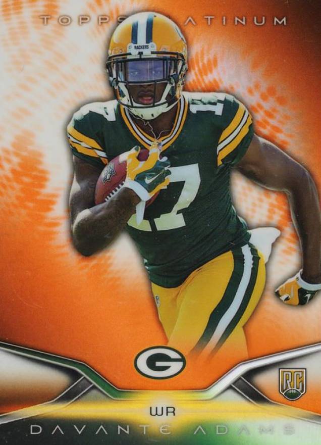 2014 Topps Platinum Davante Adams #107 Football Card