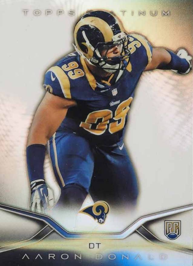 2014 Topps Platinum Aaron Donald #112 Football Card