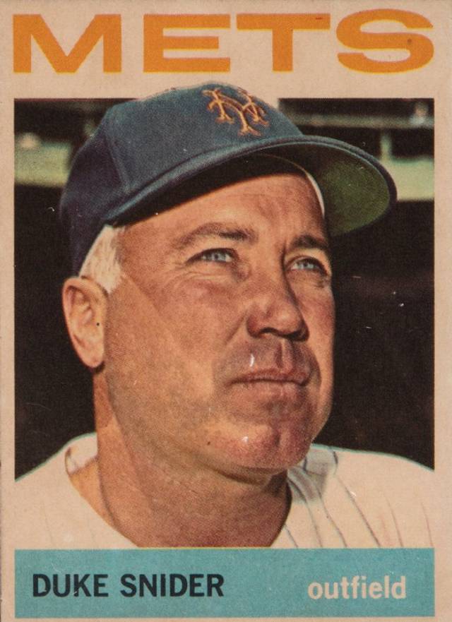 1964 Venezuela Topps Duke Snider #155 Baseball Card