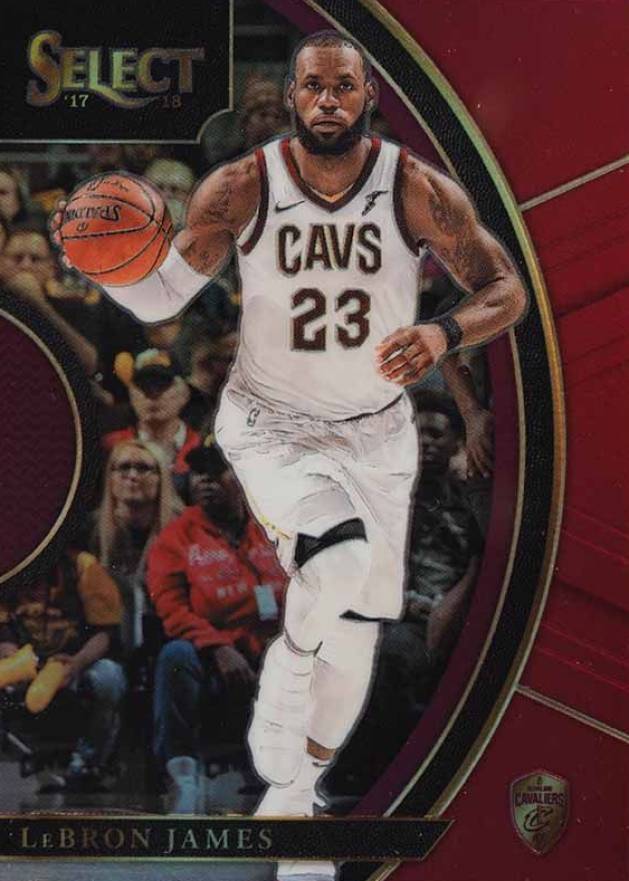 2017 Panini Select  LeBron James #18 Basketball Card