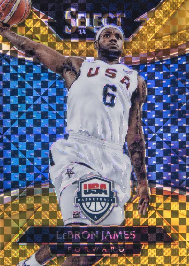 2014 Panini Select LeBron James #212 Basketball Card