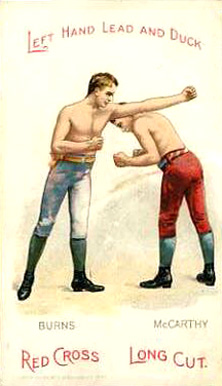 1893 Lorillard Co. Boxing Positions and Boxers Burns/McCarthy # Other Sports Card