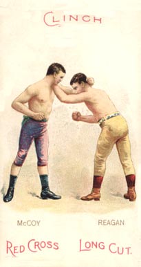 1893 Lorillard Co. Boxing Positions and Boxers McCoy/Reagan # Other Sports Card