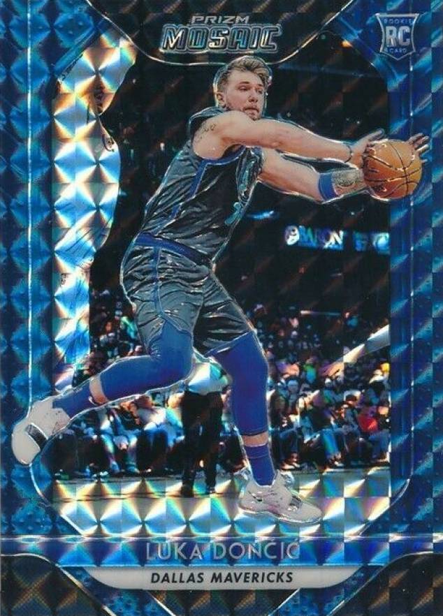 2018 Panini Prizm Mosaic Luka Doncic #68 Basketball Card