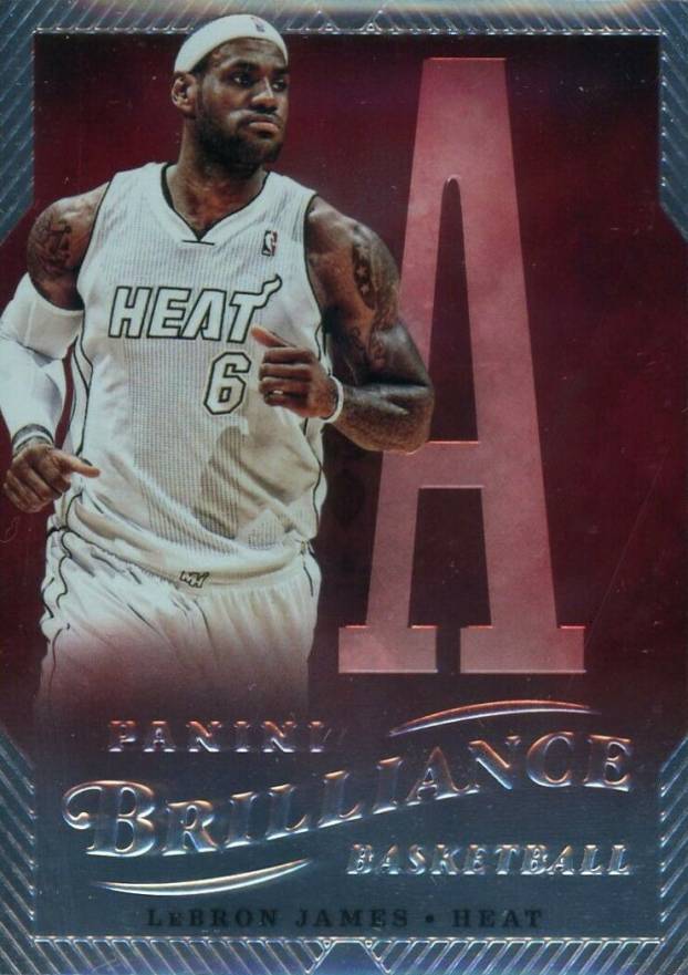 2012 Panini Brilliance Spellbound LeBron James #39 Basketball Card