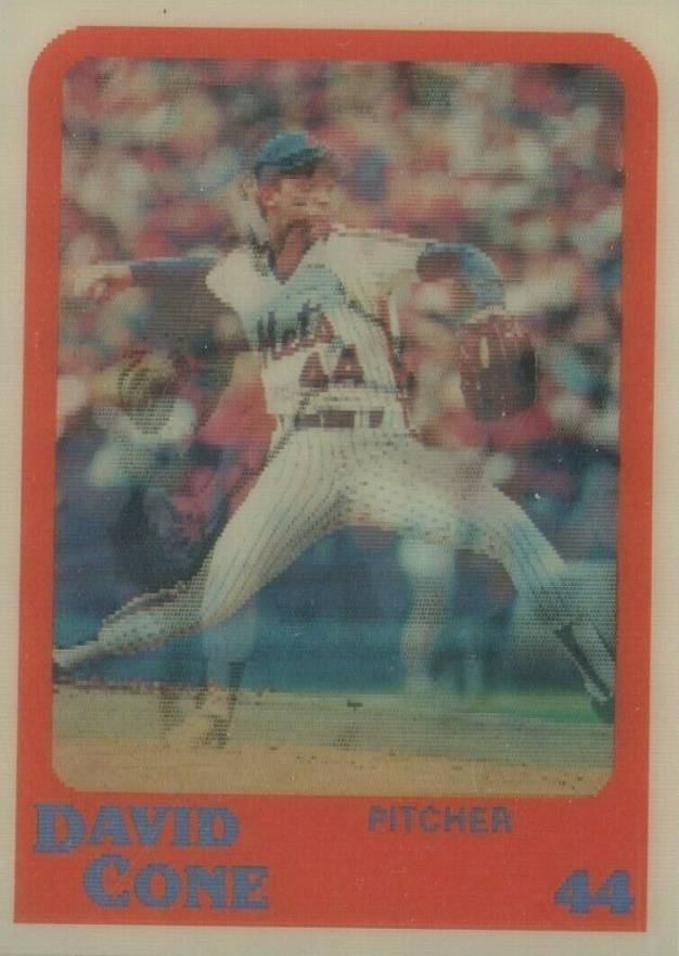 1987 Sportflics Rookies David Cone #39 Baseball Card