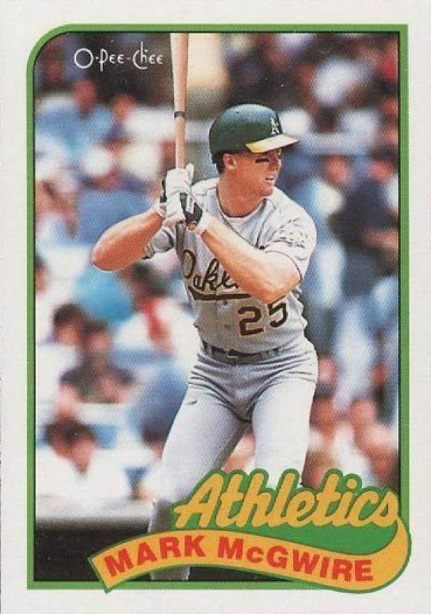 1989 O-Pee-Chee Mark McGwire #70 Baseball Card