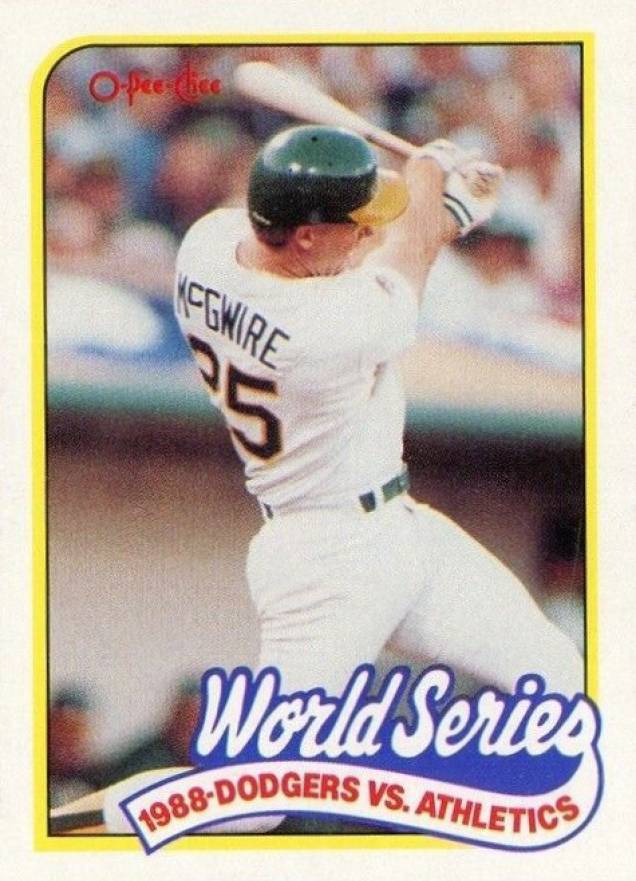 1989 O-Pee-Chee Mark McGwire #174 Baseball Card