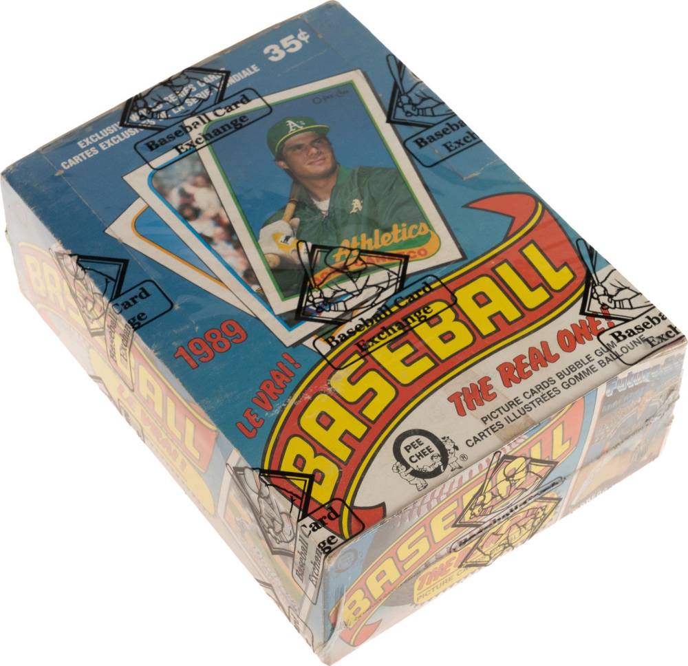 1989 O-Pee-Chee Wax Pack Box #WPB Baseball Card