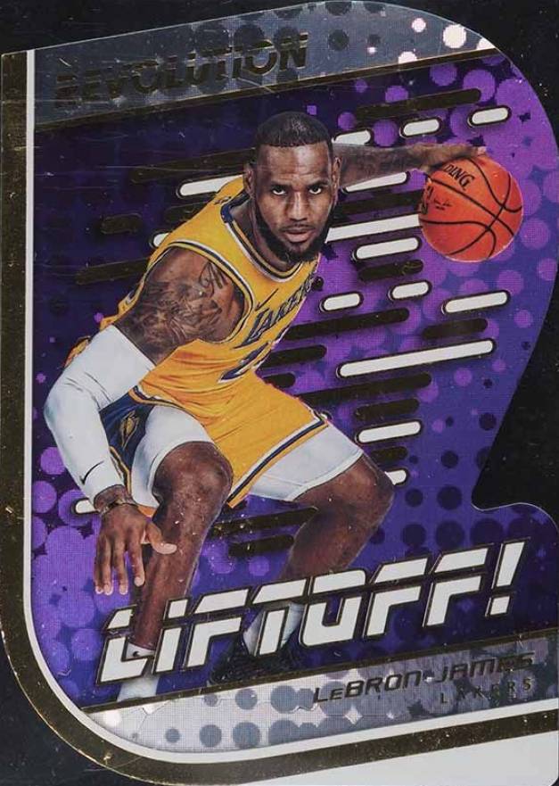 2018 Panini Revolution Liftoff LeBron James #4 Basketball Card