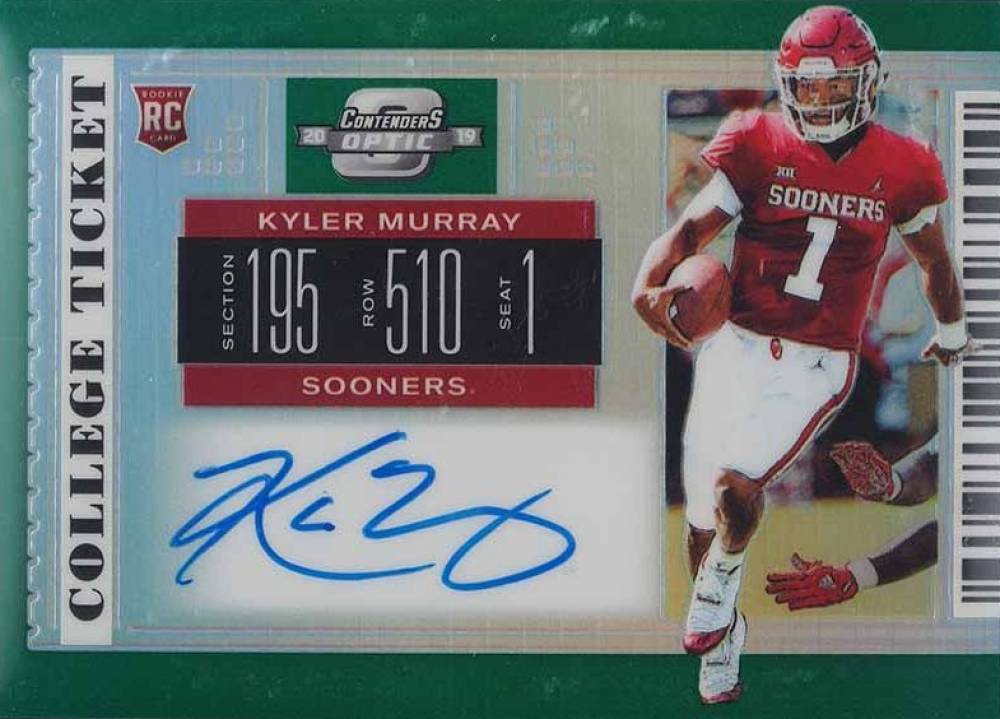 2019 Panini Contenders Draft Picks  Kyler Murray #101 Football Card