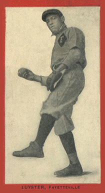 1910 Old Mill Series 7 (E. Carolina League) Billy Luyster # Baseball Card