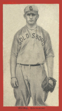 1910 Old Mill Series 7 (E. Carolina League) Irving # Baseball Card