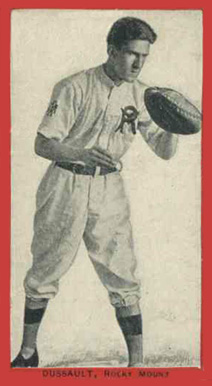 1910 Old Mill Series 7 (E. Carolina League) Dussault # Baseball Card