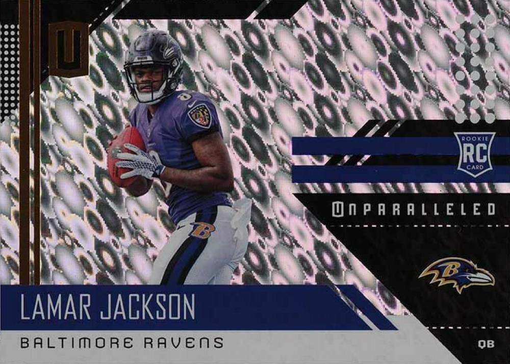 2018 Panini Unparalleled  Lamar Jackson #209 Football Card