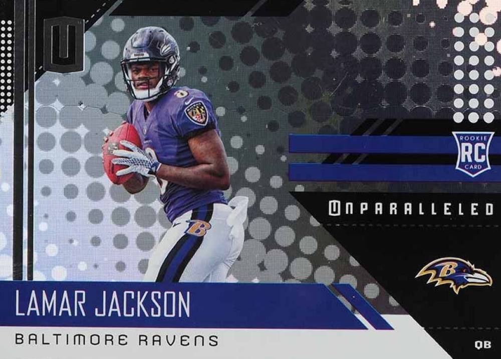 2018 Panini Unparalleled  Lamar Jackson #209 Football Card