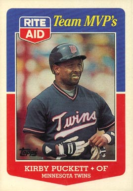 1988 Rite Aid Kirby Puckett #21 Baseball Card