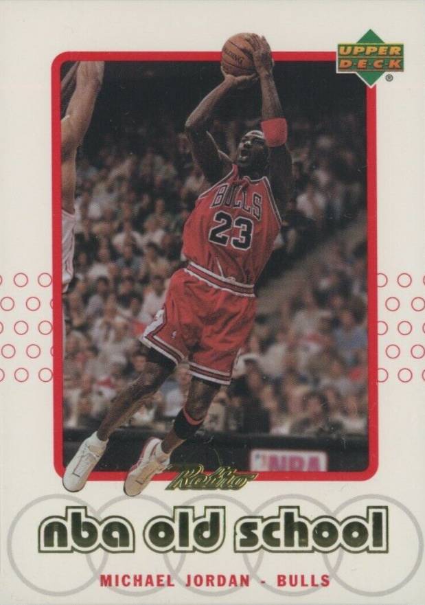 1999 Upper Deck Retro Old/New School Michael Jordan #S1 Basketball Card