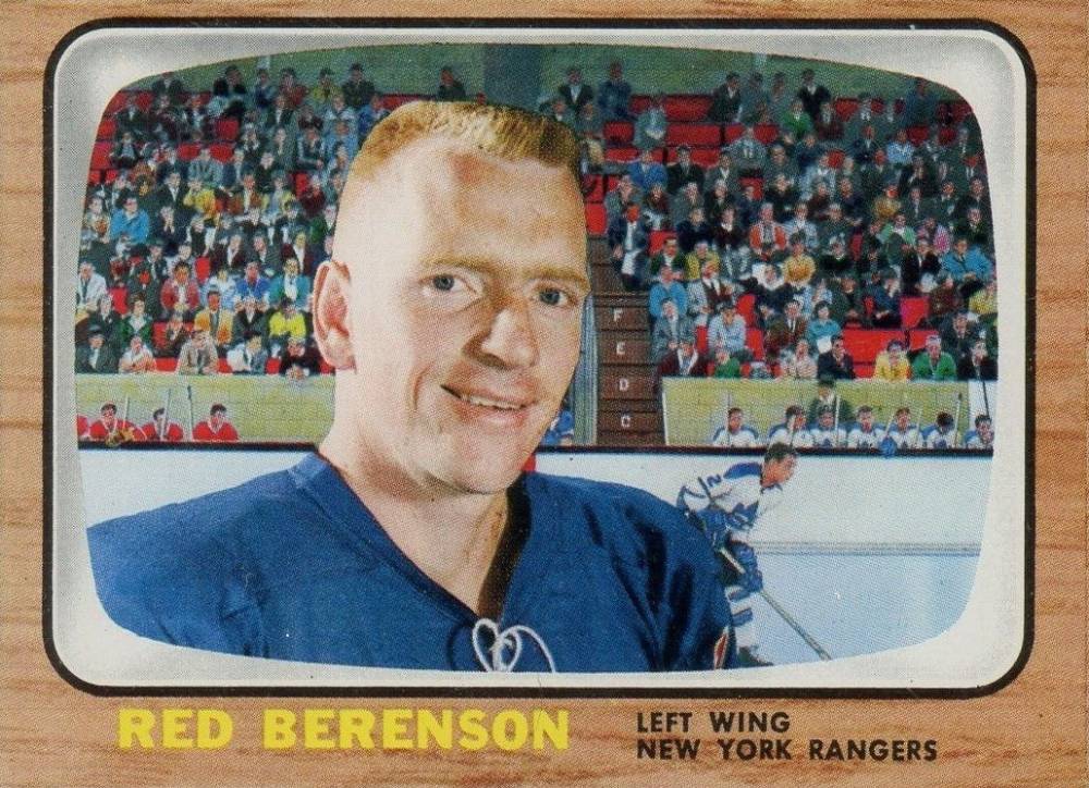 1966 Topps USA Test Red Berenson #10 Hockey Card