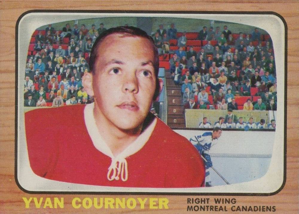 1966 Topps USA Test Yvan Cournoyer #13 Hockey Card