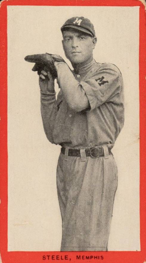 1910 Old Mill Series 8 (Southern Assn.) Steele # Baseball Card