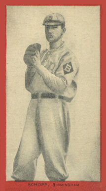 1910 Old Mill Series 8 (Southern Assn.) Grant Schopp # Baseball Card