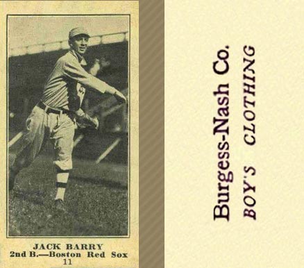 1916 Burgess-Nash Co. Jack Barry #11 Baseball Card