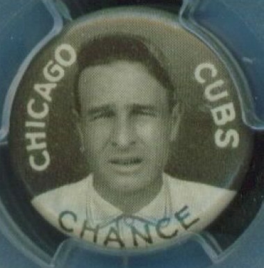 1910 Sweet Caporal Pins Chance, Chicago Cubs # Baseball Card