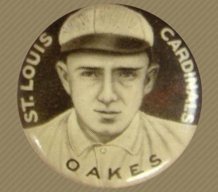 1910 Sweet Caporal Pins Oakes, St. Louis Cardinals # Baseball Card