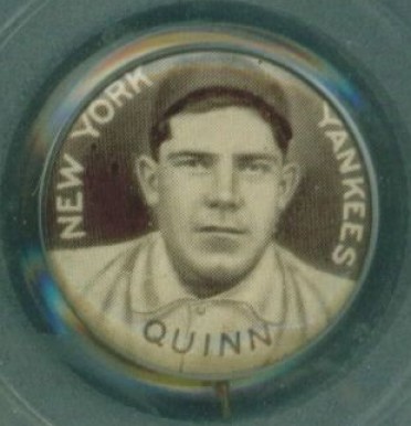 1910 Sweet Caporal Pins Jack Quinn # Baseball Card