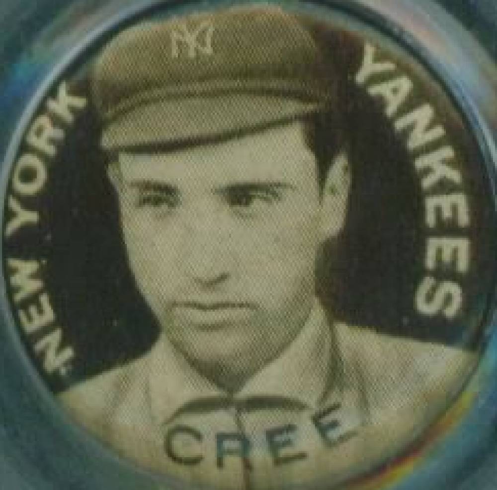 1910 Sweet Caporal Pins Birdie Cree # Baseball Card