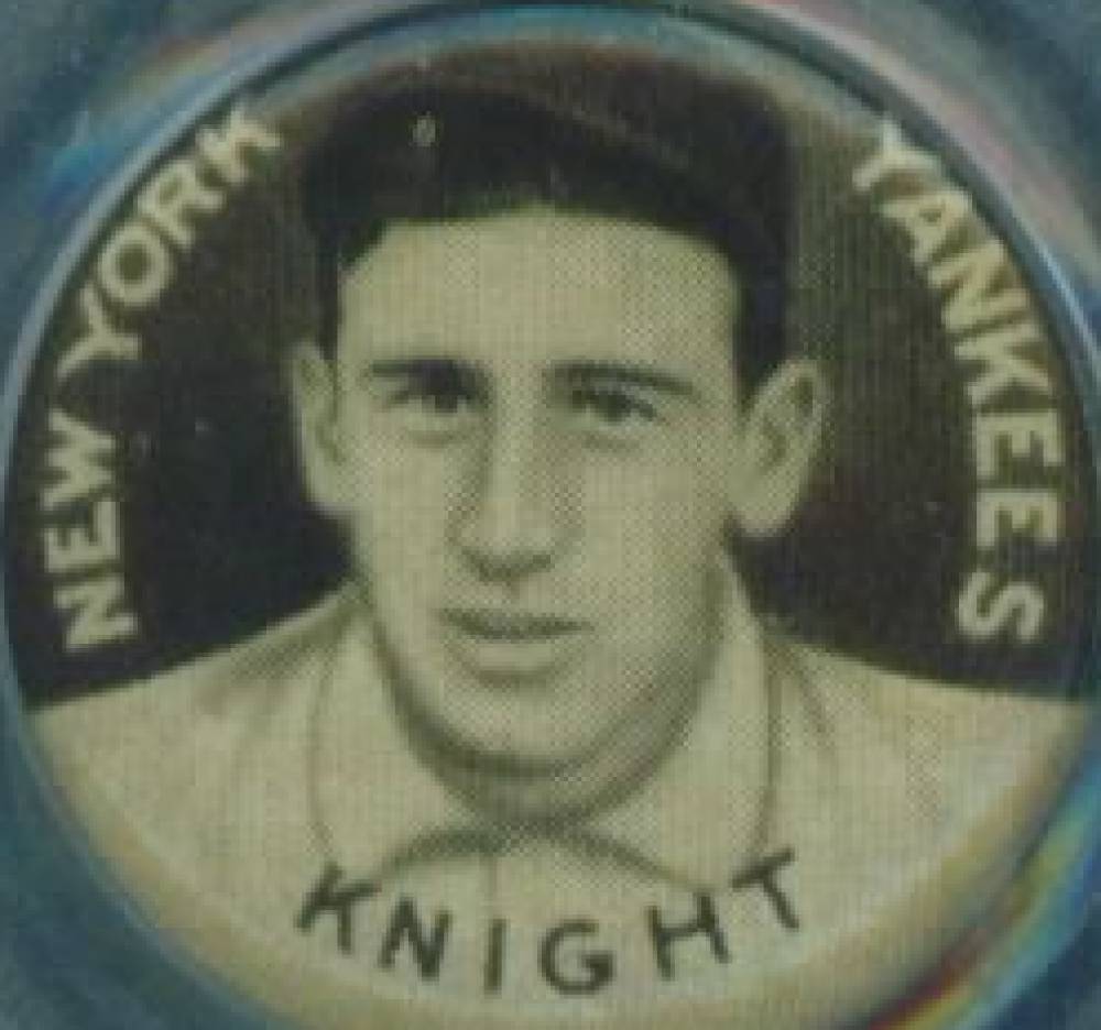 1910 Sweet Caporal Pins Knight, New York Yankees # Baseball Card