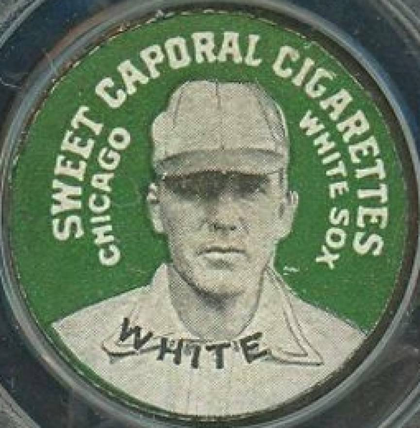 1909 Sweet Caporal Domino Discs Doc White # Baseball Card