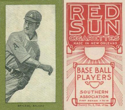 1910 Red Sun (Green Borders) Bayliss, Atlanta # Baseball Card