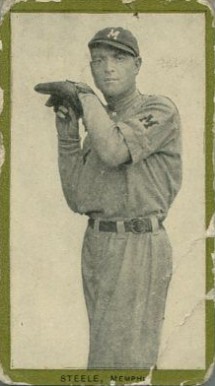 1910 Red Sun (Green Borders) Steele, Memphis # Baseball Card