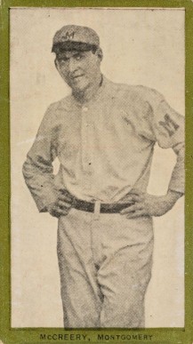 1910 Red Sun (Green Borders) McCreery, Montgomery # Baseball Card