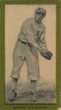 1910 Red Sun (Green Borders) Brooks, New Orleans # Baseball Card