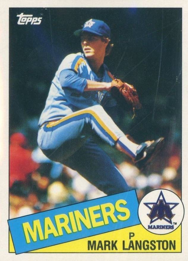 1985 Topps Mini Mark Langston #625 Baseball Card