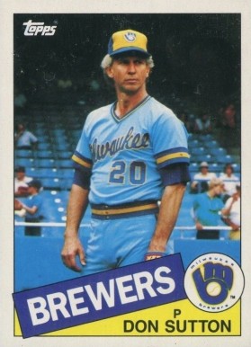 1985 Topps Mini Don Sutton #729 Baseball Card