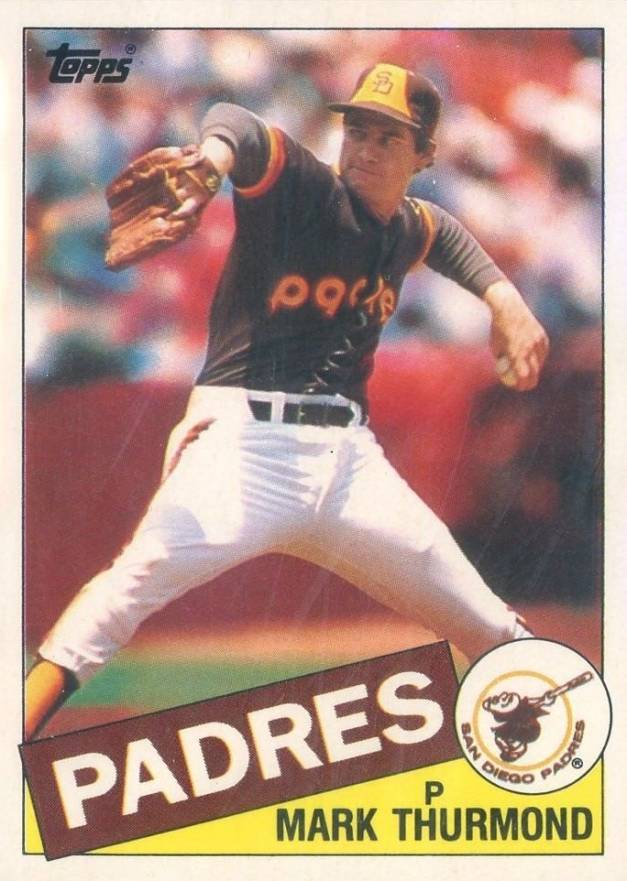 1985 Topps Mini Mark Thurmond #236 Baseball Card