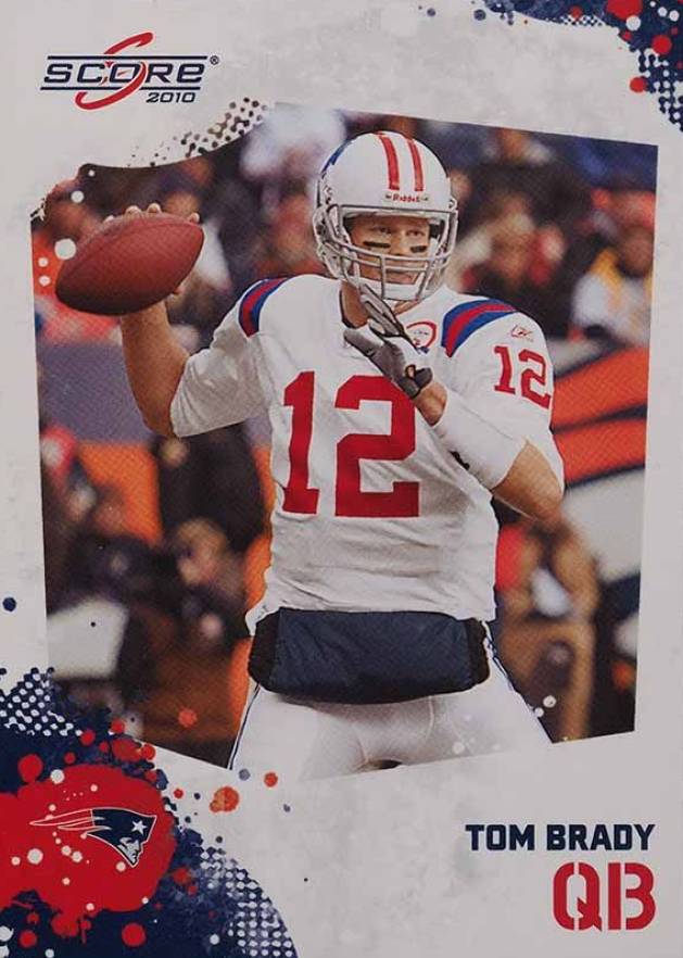 2010 Score Tom Brady #176 Football Card