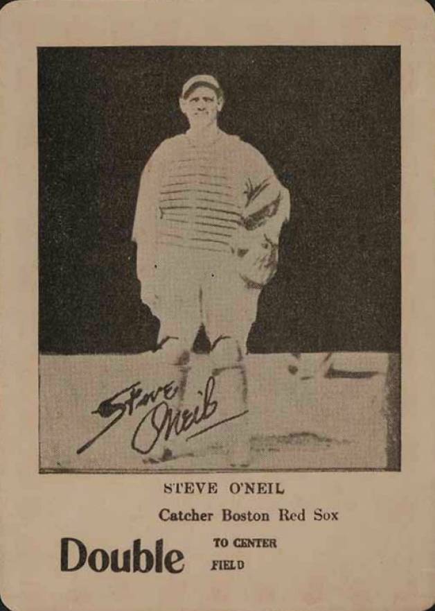 1923 Walter Mails Card Game Steve O'Neil # Baseball Card