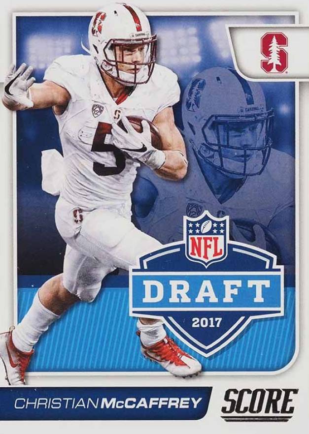 2017 Panini Score NFL Draft Christian McCaffrey #9 Football Card