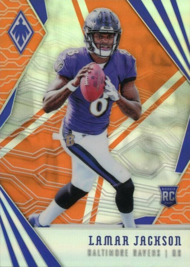 2018 Panini Phoenix Lamar Jackson #112 Football Card